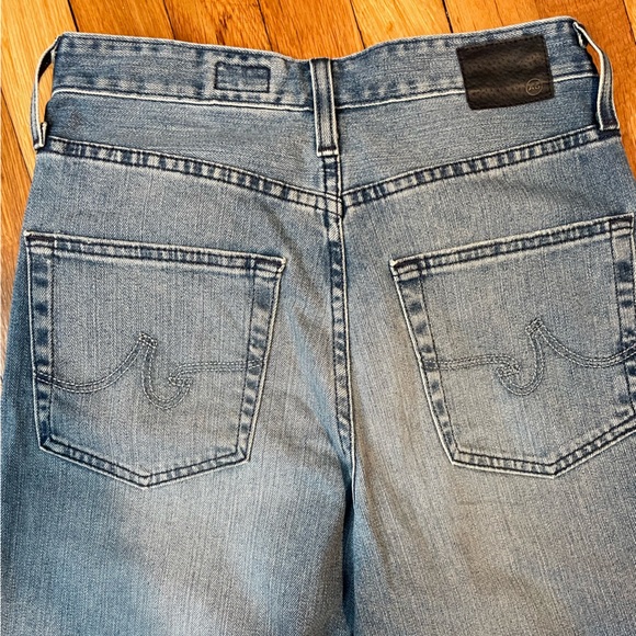 Ag Adriano Goldschmied Etta High Waisted Wide Leg Cropped Jeans - Picture 2 of 3